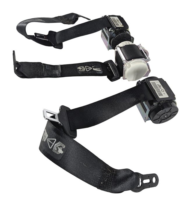 Thumbnail 2: 2014 BMW X1 (E84) REAR LEFT/CENTER/RIGHT SEAT SEATBELT RETRACTOR SET/3 (Black)