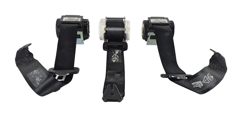 Thumbnail 7: 2014 BMW X1 (E84) REAR LEFT/CENTER/RIGHT SEAT SEATBELT RETRACTOR SET/3 (Black)