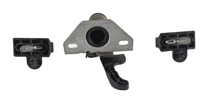 2014 BMW X1 (E84) FRONT HOOD LID SAFETY CATCH LOCK LATCH w/ 2 STRIKERS SET/3