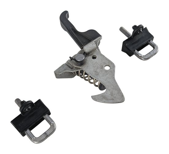 Thumbnail 3: 2014 BMW X1 (E84) FRONT HOOD LID SAFETY CATCH LOCK LATCH w/ 2 STRIKERS SET/3