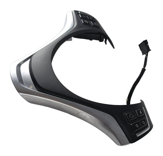 Thumbnail 4: 2014 BMW X1 E84 STEERING WHEEL MULTIFUNCTION AUDIO PHONE SWITCH w/ TRIM (Black)