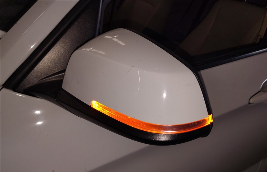 Thumbnail 2: 2013-2015 BMW X1 E84 FRONT LEFT DRIVER POWER HEATED DOOR MIRROR (White)
