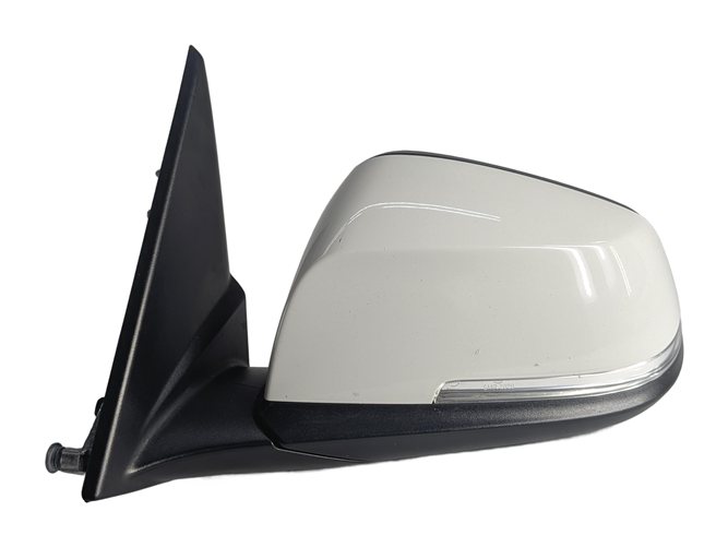 Thumbnail 7: 2013-2015 BMW X1 E84 FRONT LEFT DRIVER POWER HEATED DOOR MIRROR (White)