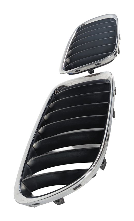 Thumbnail 5: 2013-2015 BMW X1 (E84) FRONT LEFT/RIGHT UPPER KIDNEY GRILLE SET/2 (BLACK/CHROME)