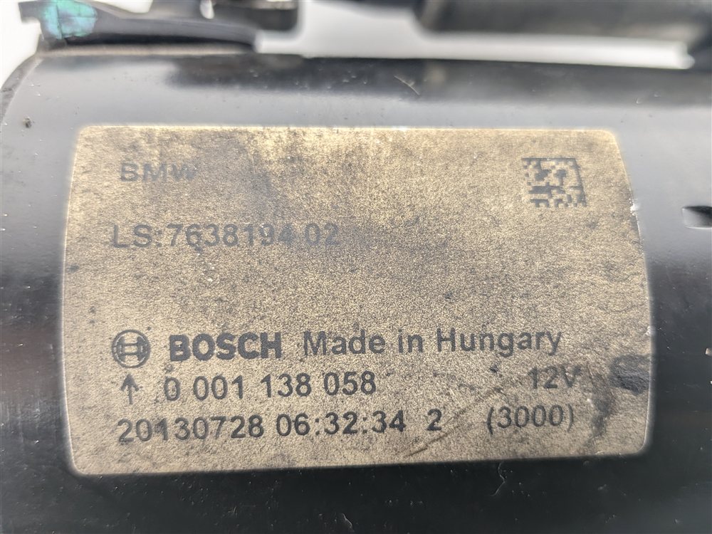 Thumbnail 8: 14-18 BMW 228i 328i 328iGT 428i 528i X1 X3 X4 (F30 F32 F25) 2.0L STARTER MOTOR