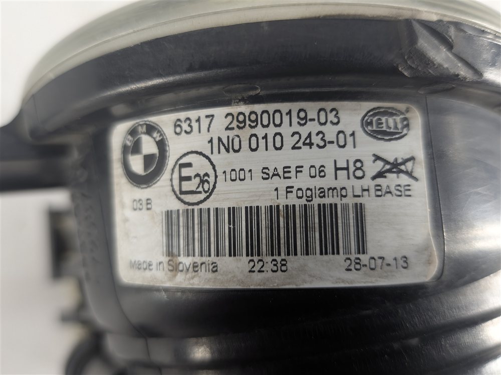 Thumbnail 10: 2012-2015 BMW X1 (E84) LEFT FRONT DRIVER FOG LIGHT DRIVING LAMP (w/o ADAPTIVE)