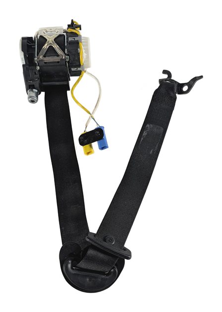 Thumbnail 3: 2012-2015 BMW X1 (E84) RIGHT FRONT PASSENGER SEATBELT BUCKLE RETRACTOR (Black)