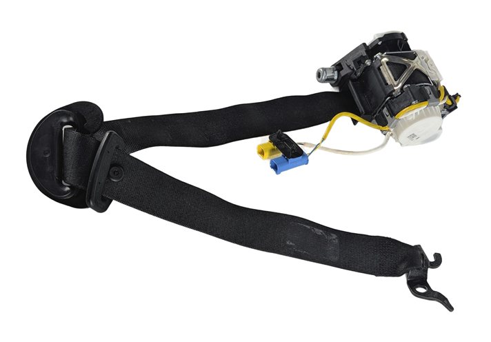 Thumbnail 5: 2012-2015 BMW X1 (E84) RIGHT FRONT PASSENGER SEATBELT BUCKLE RETRACTOR (Black)
