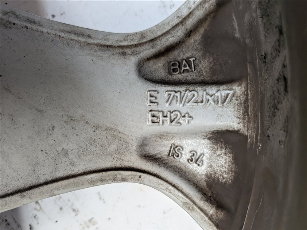 Thumbnail 8: 2012-2015 BMW X1 (E84) 17x7.5 ALUMINUM ALLOY 5-SPOKE WHEEL RIM (SILVER)
