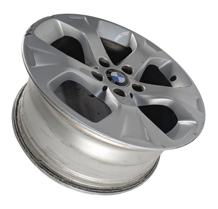 Thumbnail 4: 2012-2015 BMW X1 (E84) 17x7.5 ALUMINUM ALLOY 5-SPOKE WHEEL RIM (SILVER)