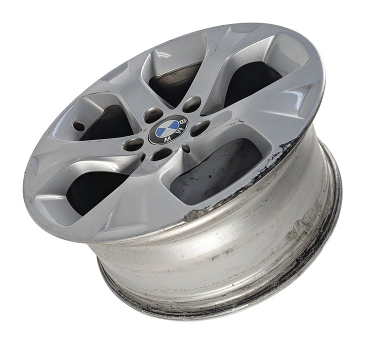 Thumbnail 5: 2012-2015 BMW X1 (E84) 17x7.5 ALUMINUM ALLOY 5-SPOKE WHEEL RIM (SILVER)