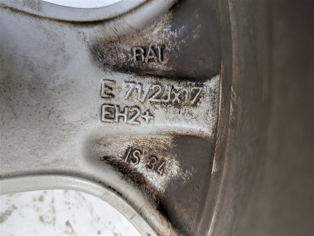 Thumbnail 8: 2012-2015 BMW X1 (E84) 17x7.5 ALUMINUM ALLOY 5-SPOKE WHEEL RIM (SILVER)