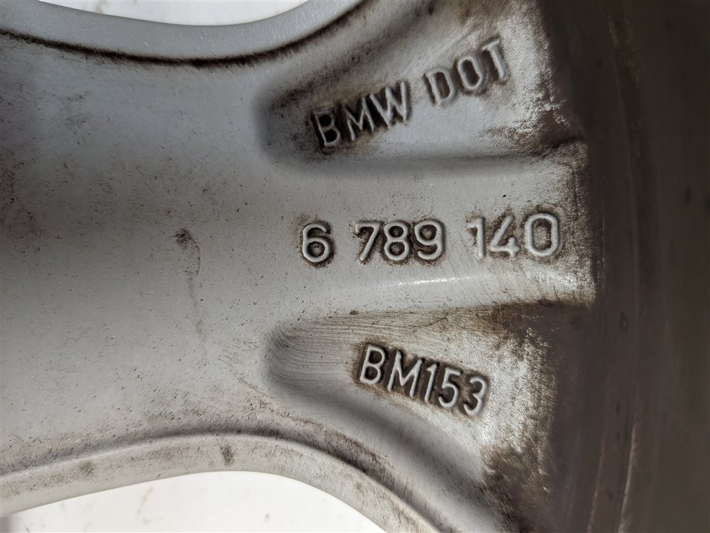 Thumbnail 9: 2012-2015 BMW X1 (E84) 17x7.5 ALUMINUM ALLOY 5-SPOKE WHEEL RIM (SILVER)