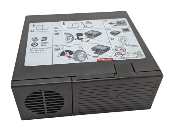 2013 AUDI Q5 (B8 8R) EMERGENCY TIRE MOBILITY KIT AIR COMPRESSOR INFLATOR PUMP