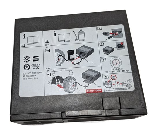Thumbnail 2: 2013 AUDI Q5 (B8 8R) EMERGENCY TIRE MOBILITY KIT AIR COMPRESSOR INFLATOR PUMP