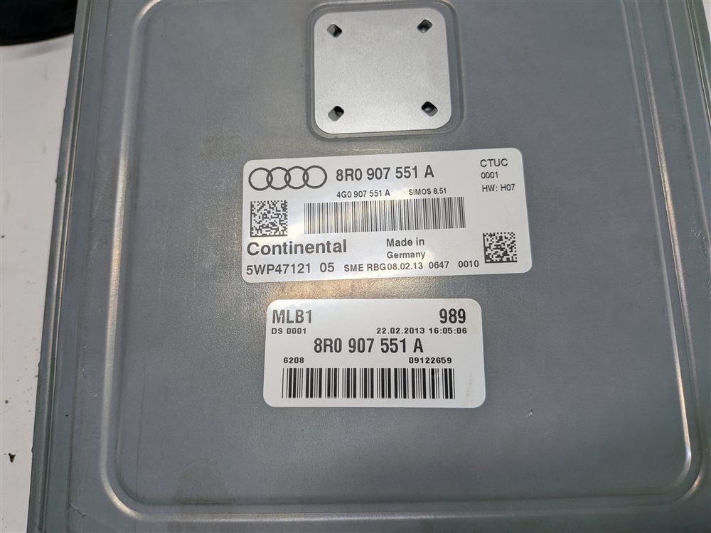 Thumbnail 9: 2013 AUDI Q5 (B8 8R) 3.0L CTUC ECM BCM CLUSTER GATEWAY KESSY IGNITION KEY SET/9