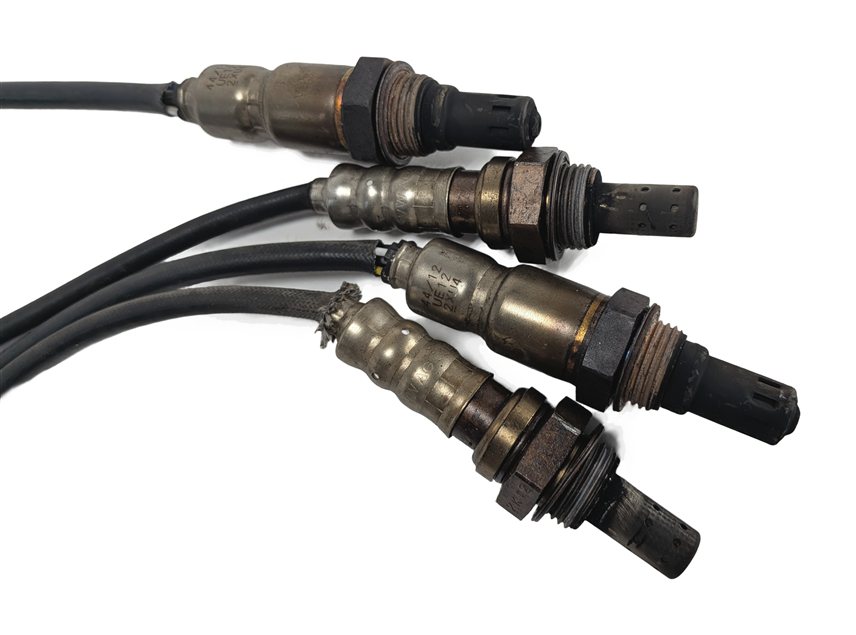 Thumbnail 3: 2013 AUDI Q5 (B8 8R) 3.0L CTUC ENGINE OXYGEN O2 SENSOR SET/4 UPSTREAM DOWNSTREAM