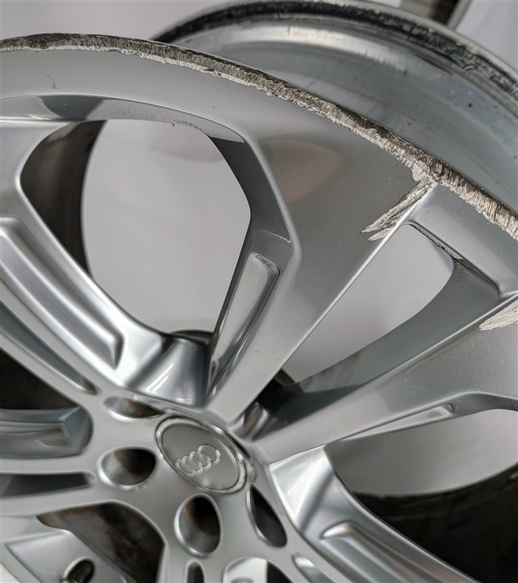 Thumbnail 10: 09-17 AUDI Q5 B8 8R 20x8.5 ALUMINUM ALLOY 5-DOUBLE SPOKE WHEEL RIM SET/4 SILVER