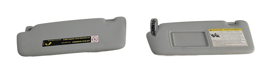 Thumbnail 2: 2013-2016 AUDI Q5 SQ5 (B8 8R) FRONT LEFT & RIGHT SUNVISOR SUN SHADE SET(Gray)