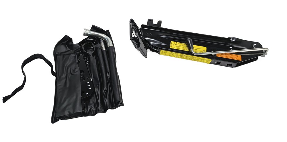 Thumbnail 2: 09-17 AUDI Q5 SQ5 Q7 (8R B8 4L) EMERGENCY SPARE TIRE CAR LIFT JACK TOOL KIT SET