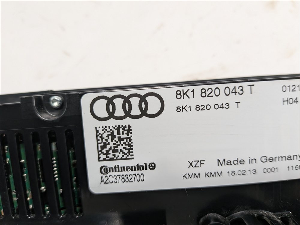 Thumbnail 9: 13-17 AUDI Q5 SQ5 A4 A5 S5 AC HEATER CLIMATE CONTROL PANEL