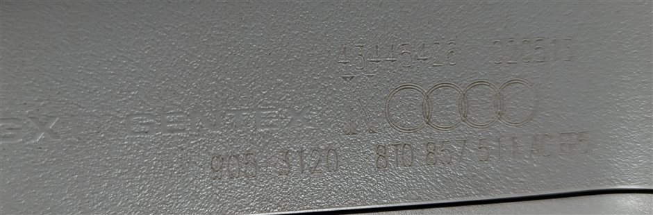 Thumbnail 7: 12-18 AUDI Q5 SQ5 A5 S5 INTERIOR REAR VIEW MIRROR AUTO DIM (Gray)