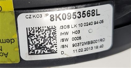 Thumbnail 8: 13-17 AUDI Q5 SQ5 (8R) STEERING COLUMN COMBINATION SWITCH w/CLOCKSPRING