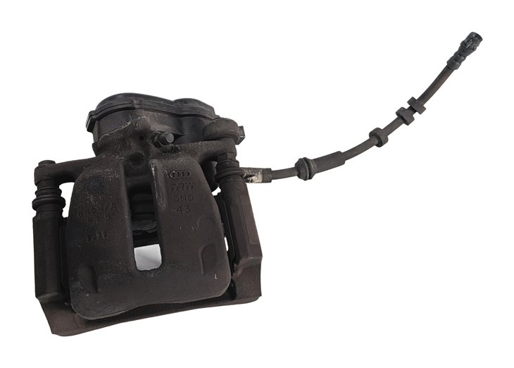 Thumbnail 3: 13-17 AUDI Q5 (B8 8R) REAR LEFT RIGHT BRAKE CALIPER ACTUATOR SET (12.99" ROTOR)