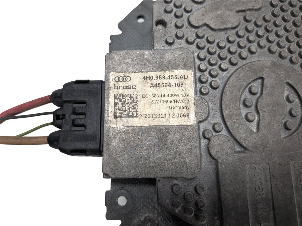 Thumbnail 13: 2013 AUDI Q5 (B8 8R) LEFT DRIVER RADIATOR COOLING FAN MOTOR ONLY 400W BROSE