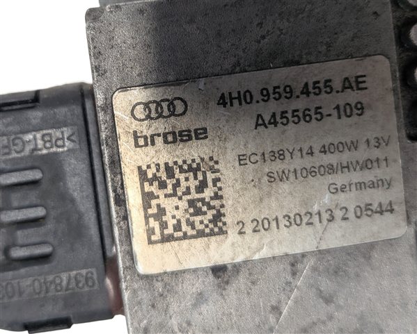 Thumbnail 8: 2013 AUDI Q5 (B8 8R) RIGHT PASSENGER RADIATOR COOLING FAN MOTOR ONLY 400W BROSE