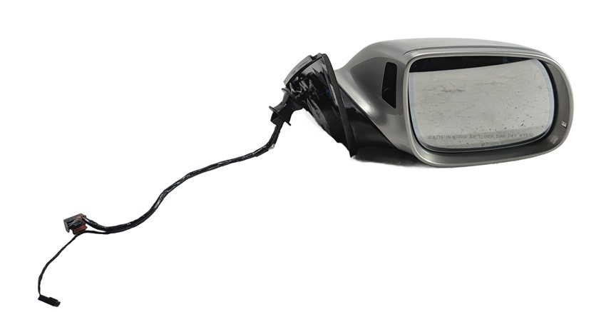 09-14 AUDI Q5 B8 8R RIGHT PFOLD HEAT MEM AUTODIM BLIND SPOT DOOR MIRROR(Silver)