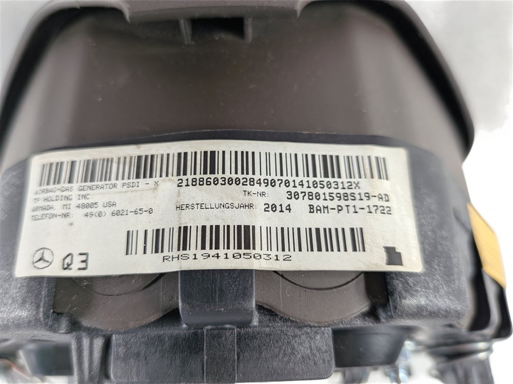 Thumbnail 9: 12-17 MERCEDES E250 E350 E400 E550 GLK250 GLK350 CLS550 STEERING WHEEL AIRBAG
