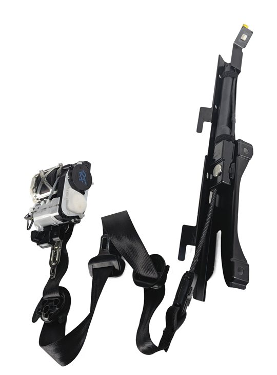 Thumbnail 4: 16-18 AUDI A3 E-TRON (8VF) FRONT RIGHT PASSENGER SEATBELT RETRACTOR (Black)
