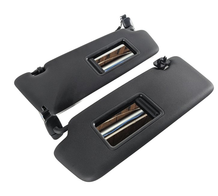 13-18 AUDI ALLROAD A3 E-TRON (B8 8VF) FRONT LEFT & RIGHT SUNVISOR SET (Black)
