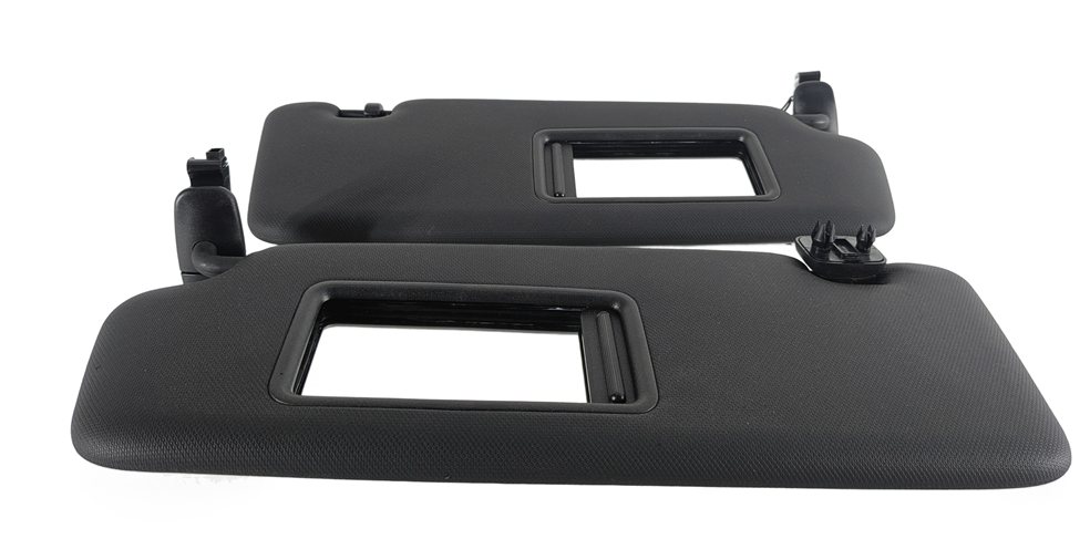 Thumbnail 2: 13-18 AUDI ALLROAD A3 E-TRON (B8 8VF) FRONT LEFT & RIGHT SUNVISOR SET (Black)