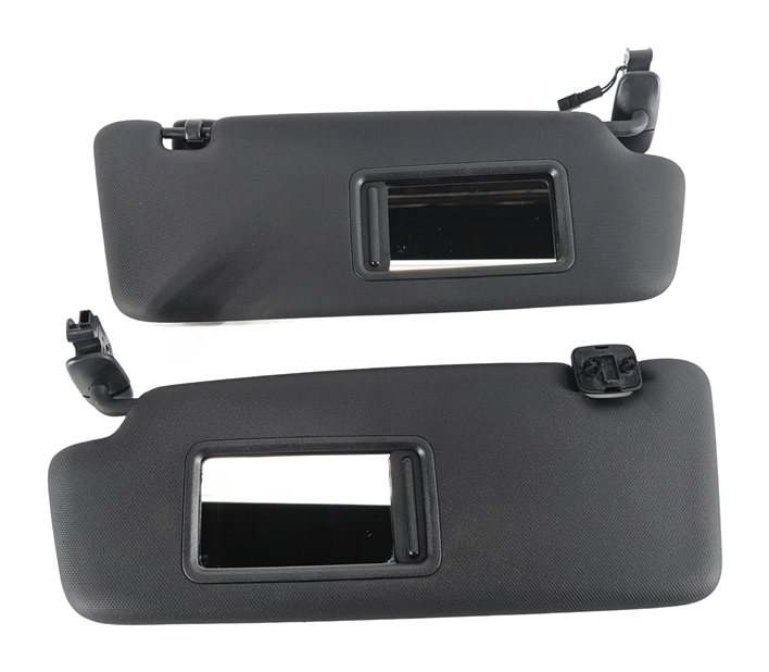 Thumbnail 3: 13-18 AUDI ALLROAD A3 E-TRON (B8 8VF) FRONT LEFT & RIGHT SUNVISOR SET (Black)