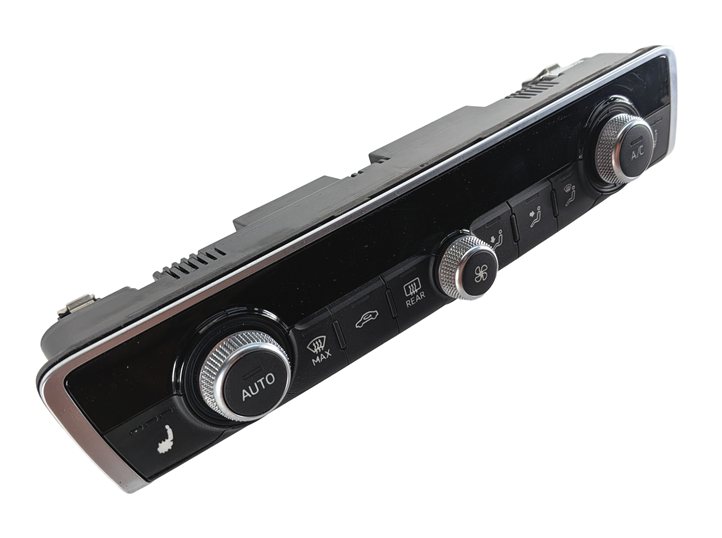 16-18 AUDI A3 E-TRON (8VF) FRONT HEATER A/C TEMPERATURE CLIMATE CONTROL PANEL
