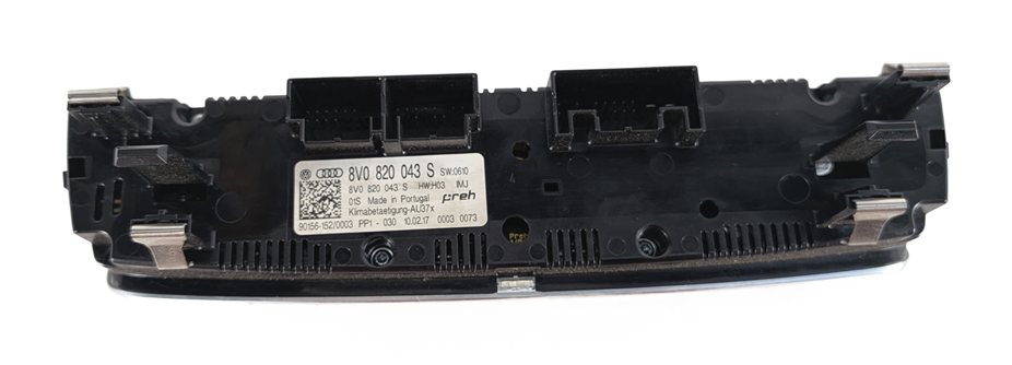 Thumbnail 7: 16-18 AUDI A3 E-TRON (8VF) FRONT HEATER A/C TEMPERATURE CLIMATE CONTROL PANEL