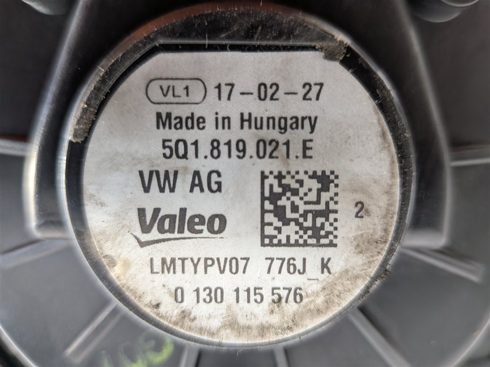 Thumbnail 8: 2015-2018 VW GOLF GTI / AUDI A3 S3 RS3 (8V) FRONT HEATER A/C BLOWER FAN MOTOR