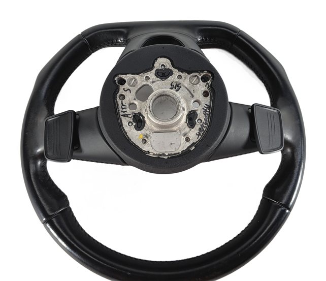 Thumbnail 7: 17-20 AUDI A3 S3 8V FLAT BOTTOM SPORT STEERING WHEEL w/ SWITCHES & SHIFT PADDLES