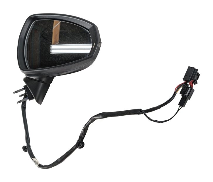 Thumbnail 4: 2016-2018 AUDI A3 E-TRON (8VF) RIGHT PASSENGER HEATED DOOR MIRROR (Gray)