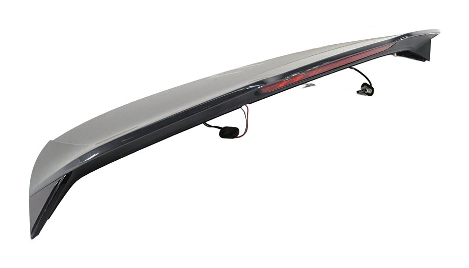 16-18 AUDI A3 E-TRON 8VF REAR SPOILER WING w/ 3rd BRAKE LIGHT (Gray)