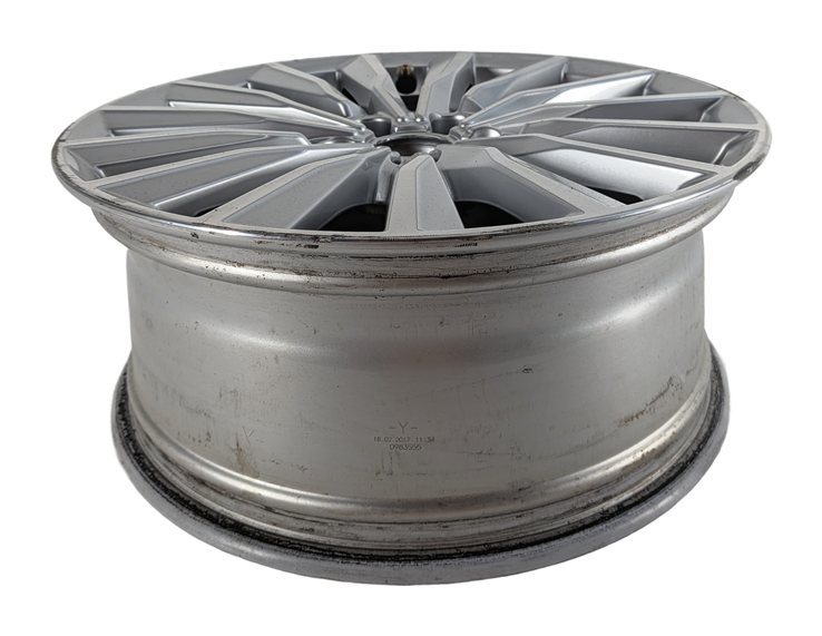 Thumbnail 2: 2016-2018 AUDI A3 E-TRON (8V) 18x7.5 INCH 15 SPOKE TURBINE ALLOY WHEEL RIM