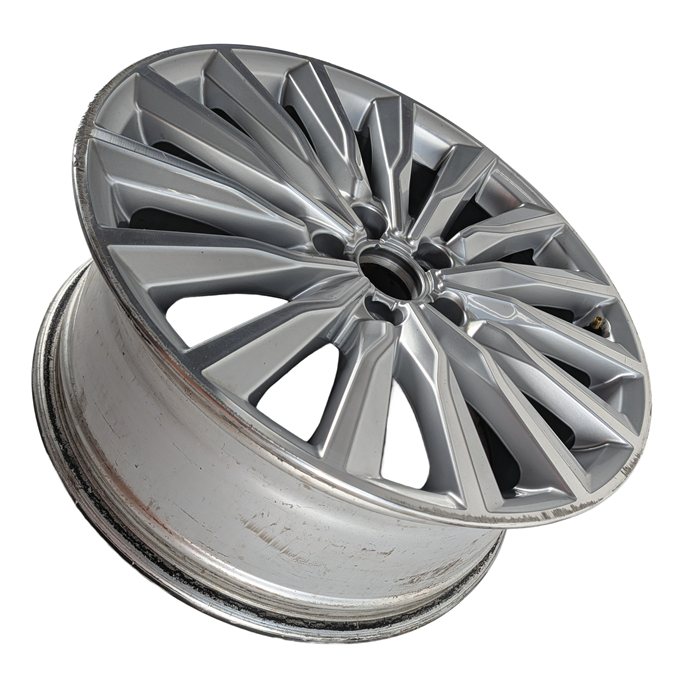Thumbnail 4: 2016-2018 AUDI A3 E-TRON (8V) 18x7.5 INCH 15 SPOKE TURBINE ALLOY WHEEL RIM