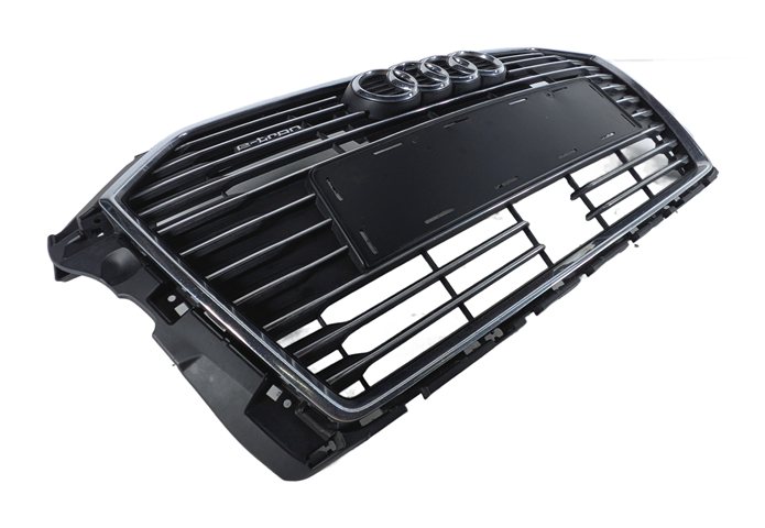 16-18 AUDI A3 E-TRON (8VF) HYBRID FRONT CENTER MAIN AIR VENT GRILLE w/ EMBLEM