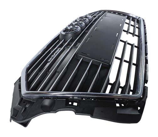 Thumbnail 2: 16-18 AUDI A3 E-TRON (8VF) HYBRID FRONT CENTER MAIN AIR VENT GRILLE w/ EMBLEM