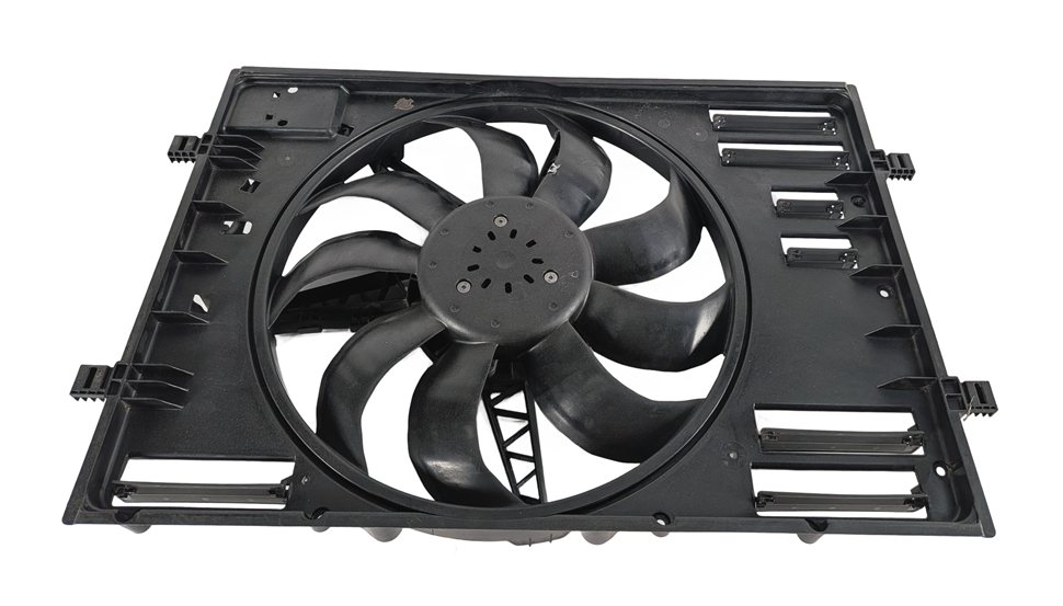 Thumbnail 7: 2016-2018 AUDI A3 E-TRON (8VF) HYBRID 1.4L ENGINE COOLING FAN w/ SHROUD