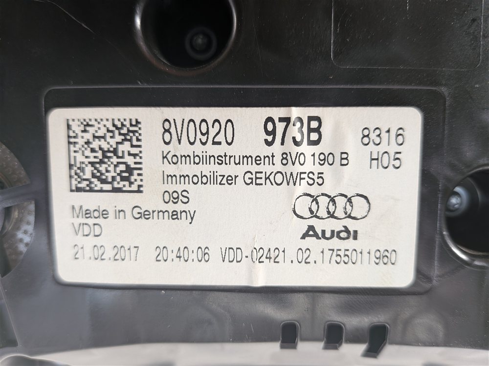 Thumbnail 17: 2017 AUDI A3 E-TRON 8V 1.4L CXUA ECM BCM CLUSTER GATEWAY IMMOBILIZER KEY SET/8