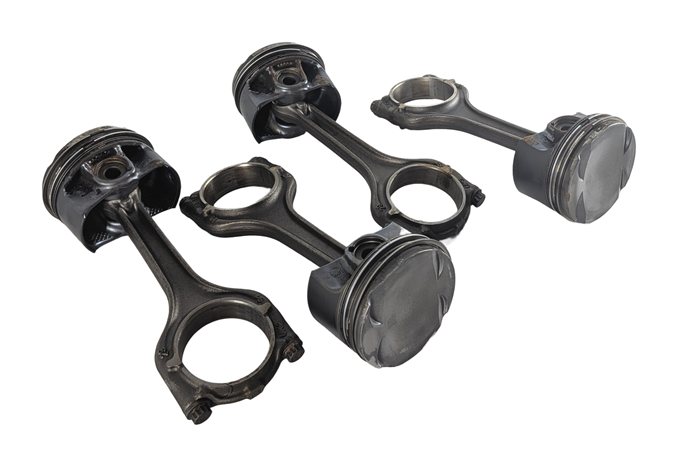 2016-2018 AUDI A3 8V SPORTBACK e-TRON 1.4L ENGINE PISTON w/CONNECTING ROD SET/4