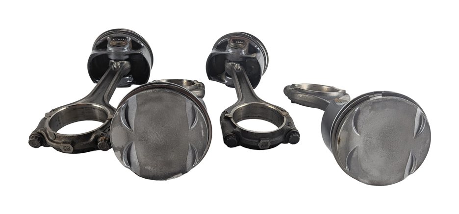 Thumbnail 2: 2016-2018 AUDI A3 8V SPORTBACK e-TRON 1.4L ENGINE PISTON w/CONNECTING ROD SET/4